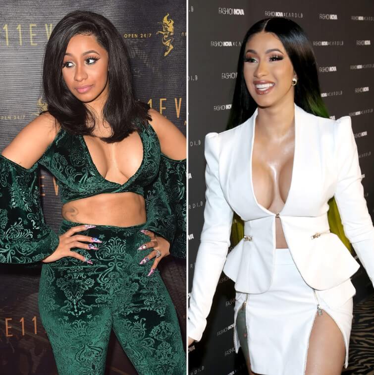 Cardi B Then and Now