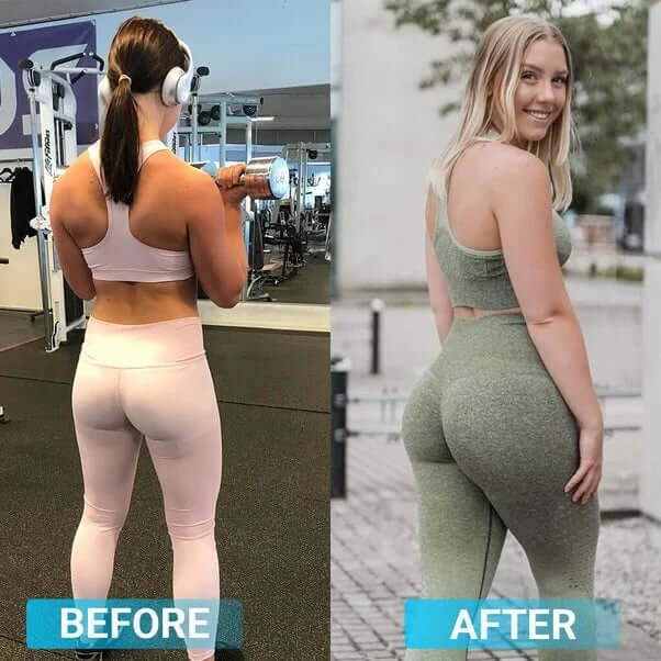 Creatine Before and After Girl