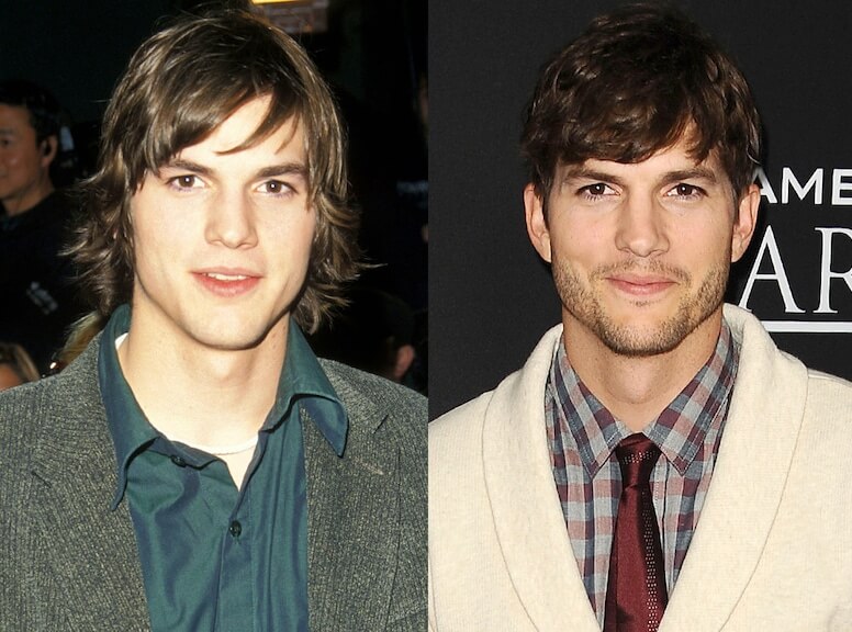 Ashton Kutcher Before and After