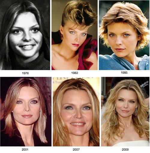 Michelle Pfeiffer Changes to Her Face