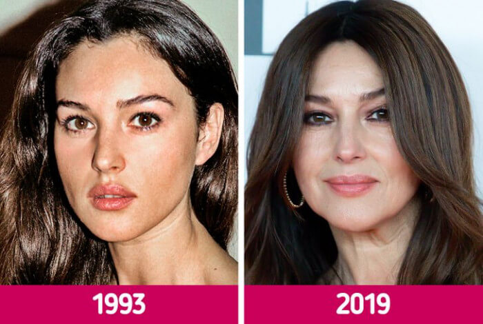 Monica Bellucci Before and After