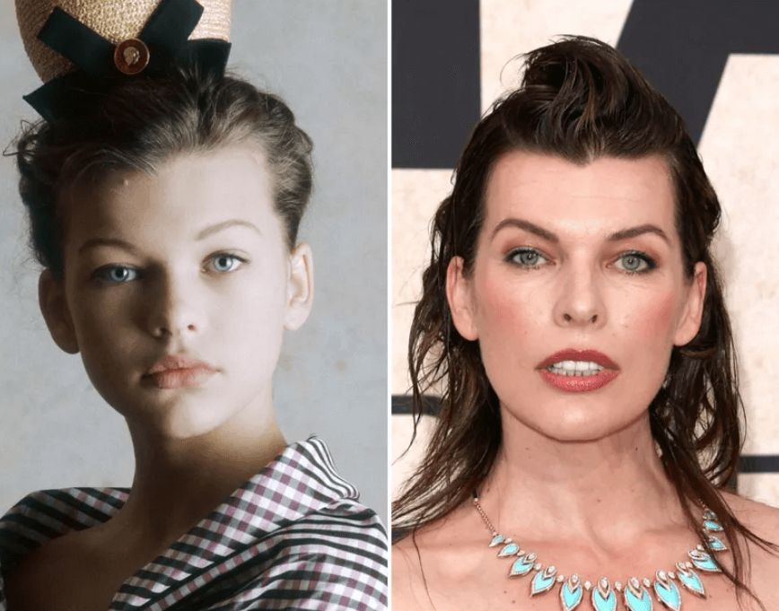 Milla Jovovich Before and After